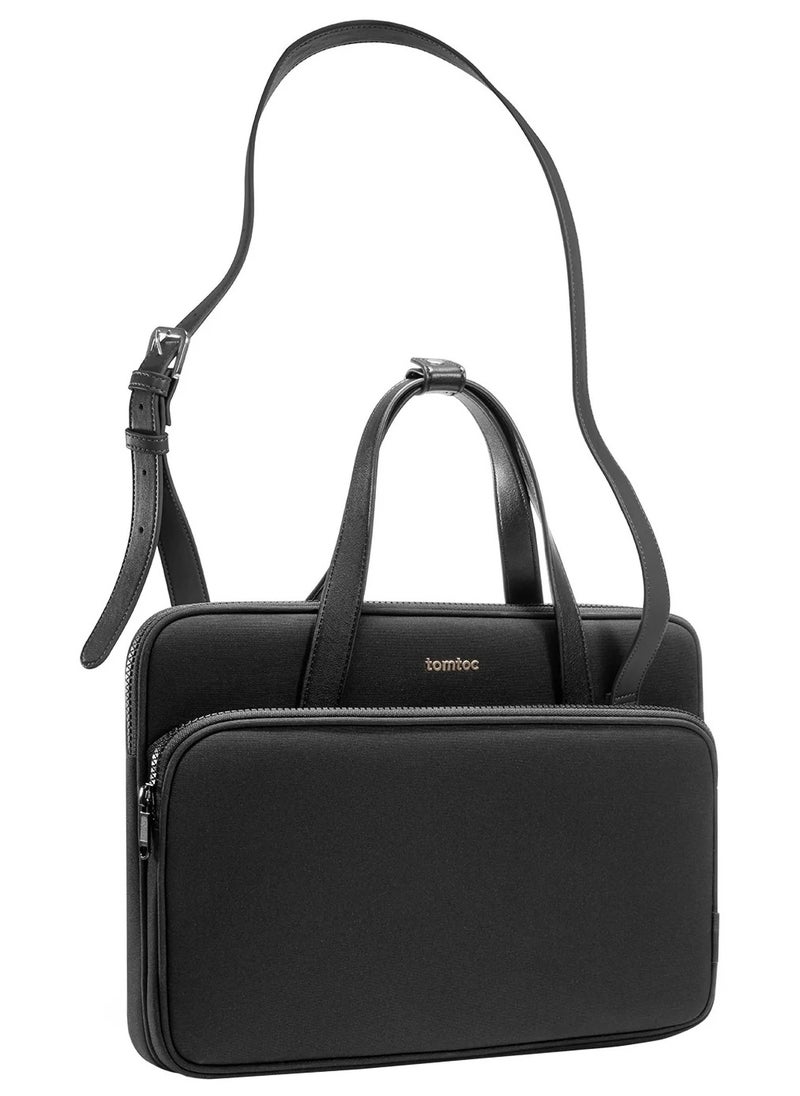 Versatile-A12 Laptop Shoulder Bag for 13.5-14 inch MacBook Pro M4/M3/M2/M1 Water-Resistant Eco-Friendly Laptop Accessory Sleeve Bag