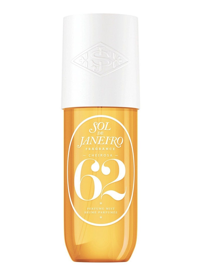 Sol de Janeiro Brazilian Crush Cheirosa 62 Hair & Body Fragrance Mist - 240ml | Iconic Warm & Sweet Gourmand Scent with Notes of Pistachio, Salted Caramel & Vanilla