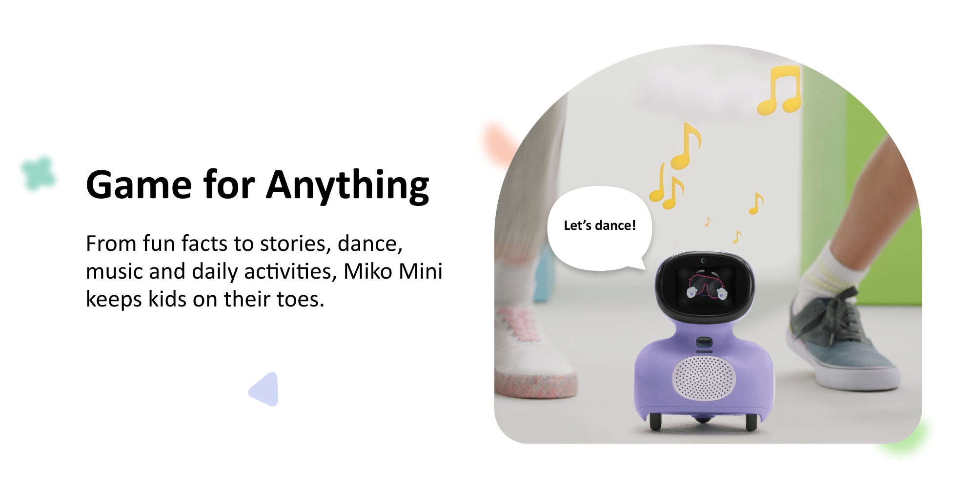 Mini With 30 Day Max: AI-Enhanced Intelligent Robot For Children Interactive Bot Equipped With Coding, A Wide Array Of Games Ideal Gift for Boys And Girls Of Ages 5-12 - Purple