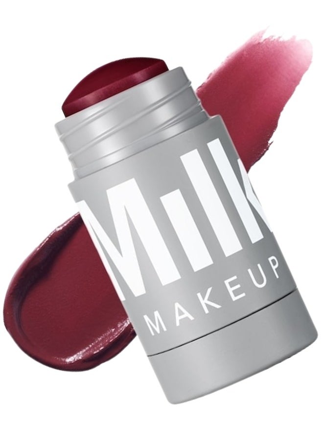 Milk Makeup Lip and Cheek Tint - Pigmented Cream Stick - Natural Vegan Formula - 6ml (Quickie - Berry)