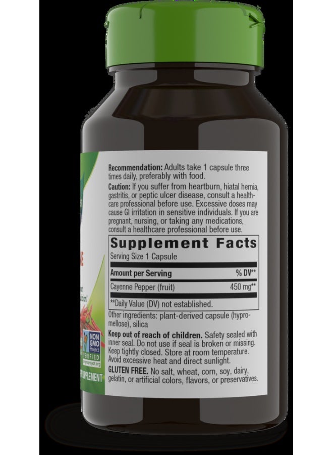 Cayenne Fruit 100 Vegan Capsules Packaging May Vary