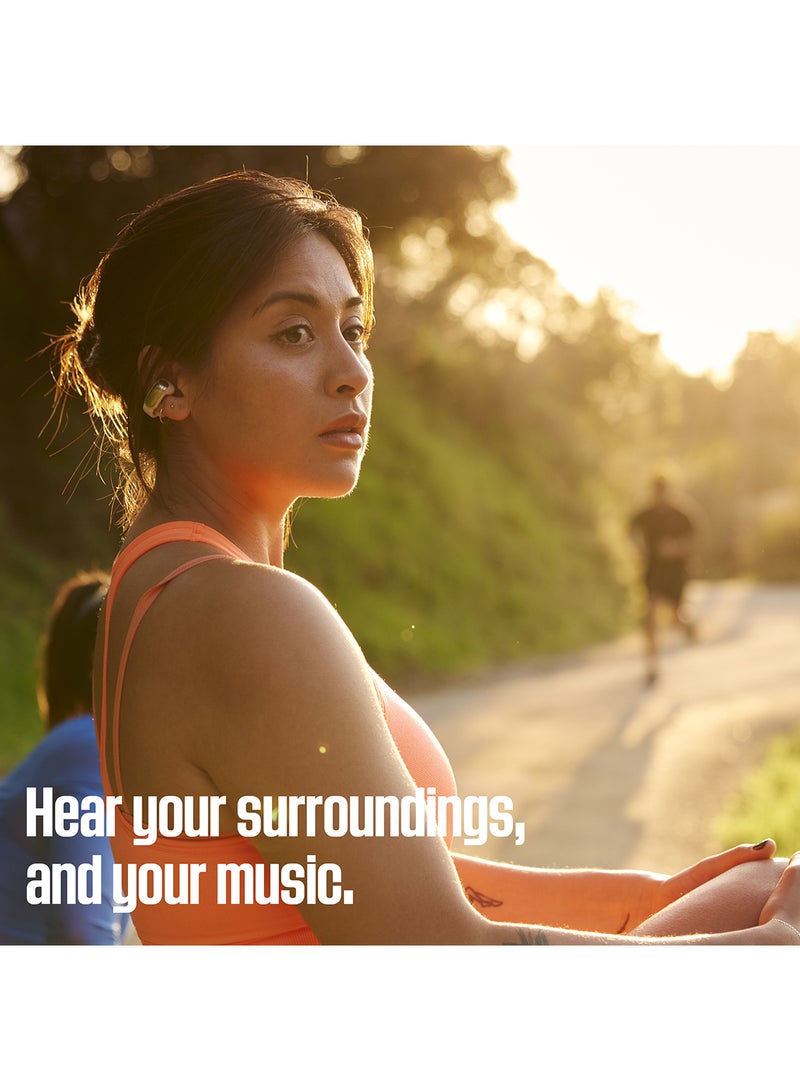 Ultra Open Earbuds with OpenAudio Technology, Open Ear Wireless Earbuds, Up to 48 Hours of Battery Life White Smoke