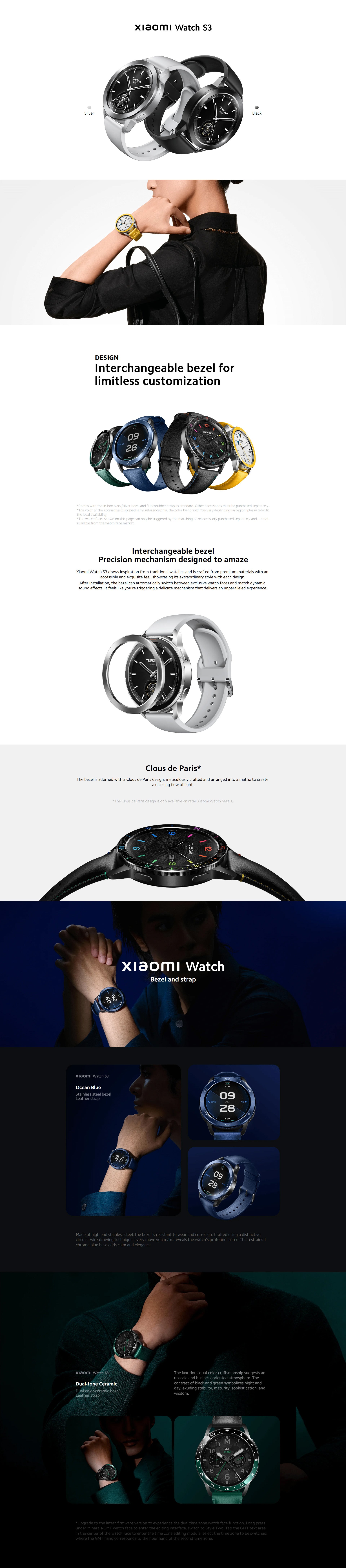Watch S3 (BHR7874GL) – Black, 1.43