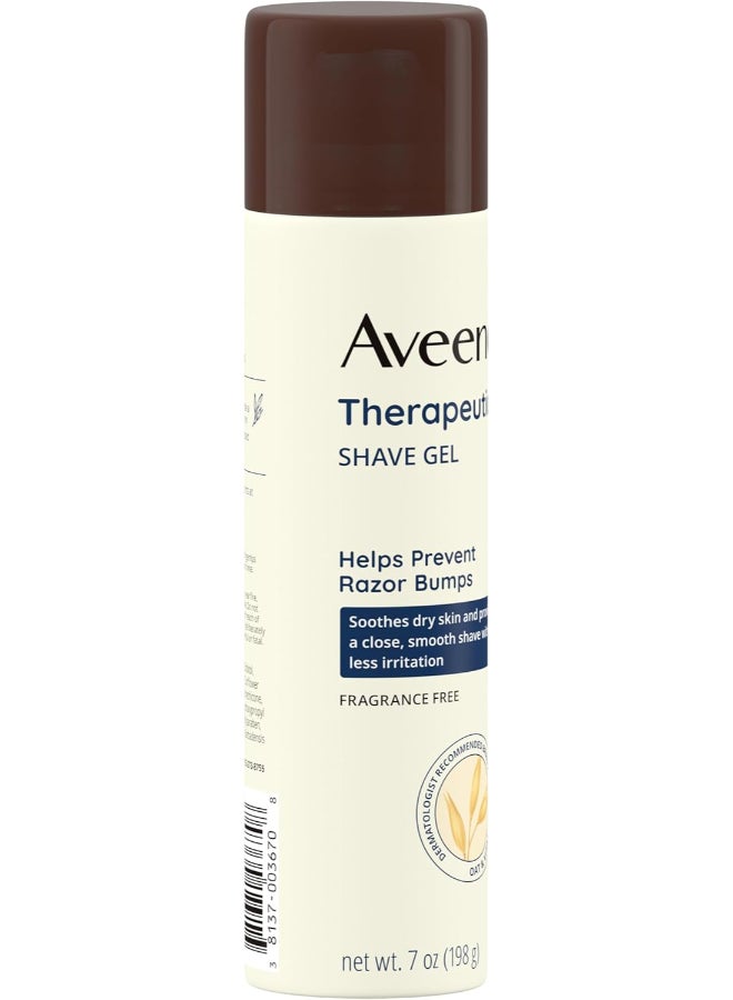 Therapeutic Shave Gel, Help Prevent Razor Bumps, 7 Oz 198grams
