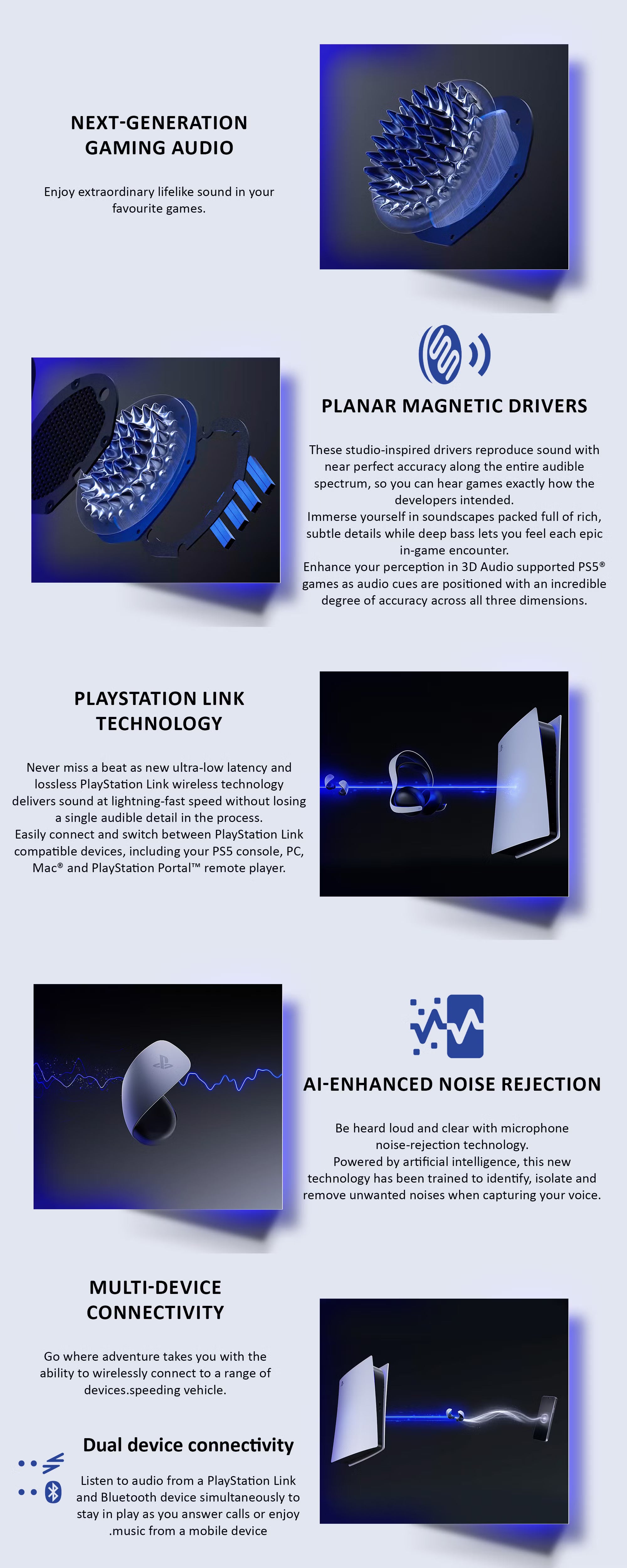 PlayStation 5 Pulse Explore Wireless Earbuds