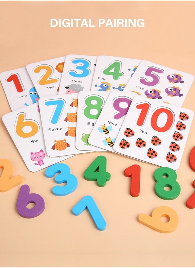 152Pcs Colorful Counting Stick Calculation Math Educational Toy,Foam Number Blocks and Calculation Cards,Learning Materials Preschool Teaching Tools Gift for Toddlers Kids