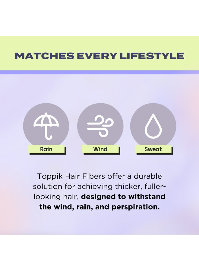 Hair Building Fibers Instant Hair Concealer for Thinning Hair, Hair Fiber for Men & Women, Texture Powder with Natural Keratin, Long-Lasting Hair Color - Medium Blonde 27.5grams