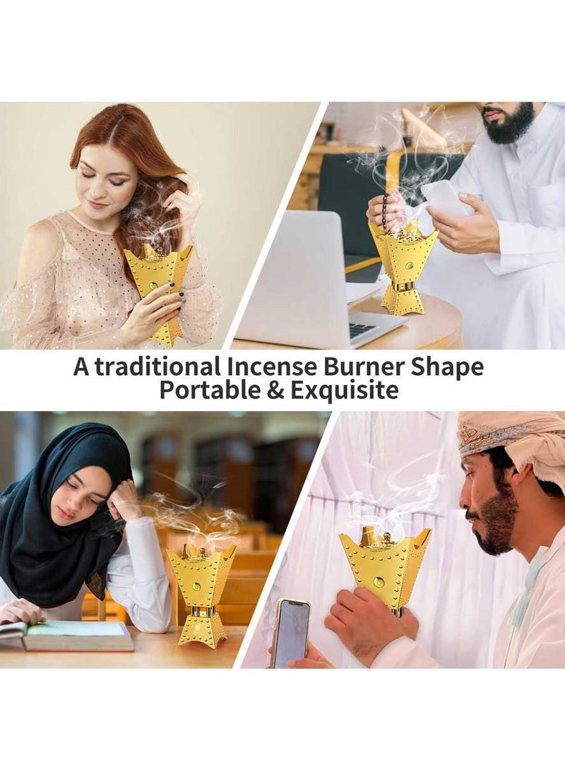 Bakhoor Arabic Electric Metal Incense Oud Burner with Full Quran Muslim Speaker Remote and App Control