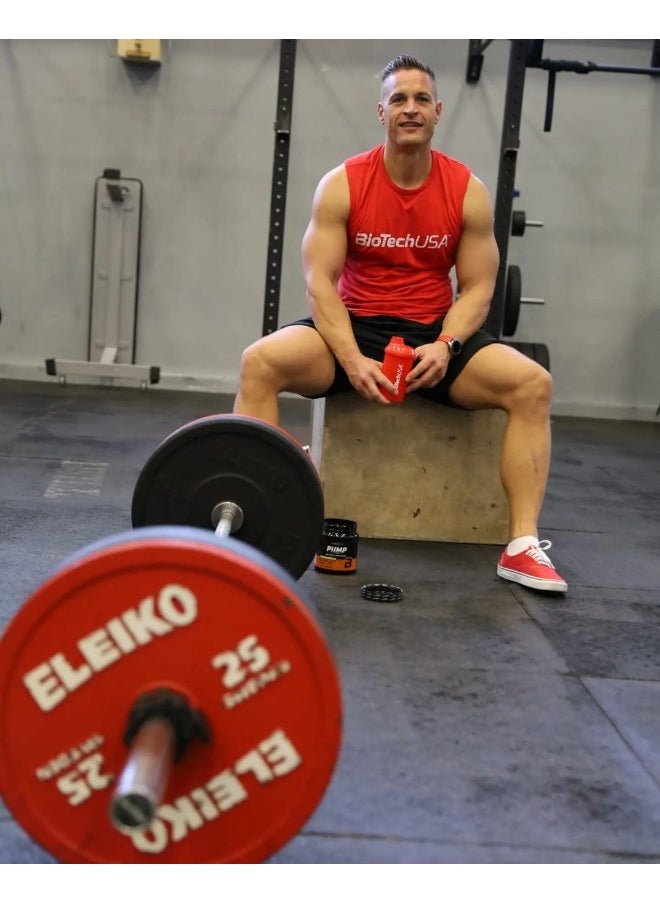 BioTechUSA Pump Caffeine Free | Energy, Focus & Immune Support | 19 Active Ingredients | Pre-Workout Drink Powder, 330 g, Lemon ice tea