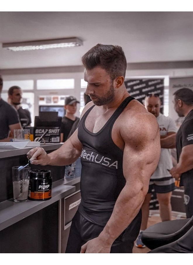 BioTechUSA Pump Caffeine Free | Energy, Focus & Immune Support | 19 Active Ingredients | Pre-Workout Drink Powder, 330 g, Lemon ice tea