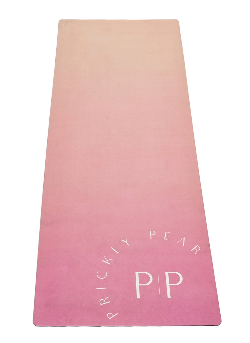 Pear Rollable 4Mm Non-Slip Yoga Mat With Carry Strap - Practical Yoga Mat For Workouts