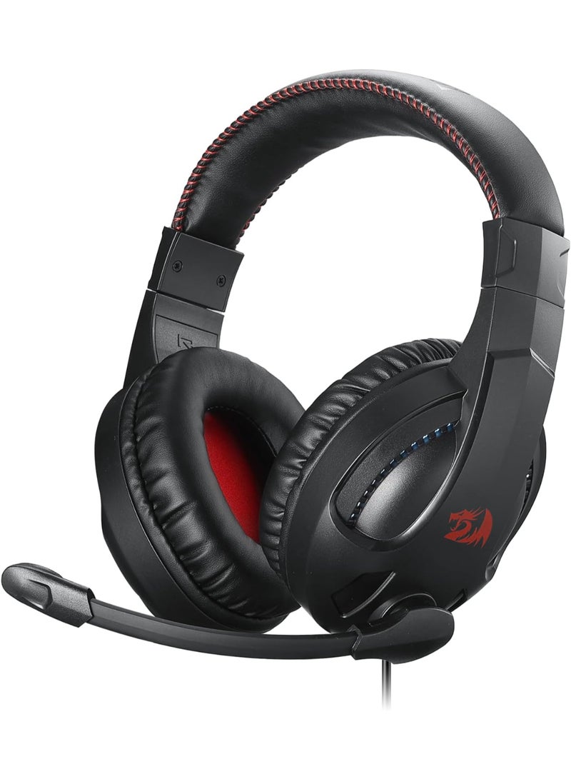 H211 RGB Wired Gaming Headset, 7.1 Surround Sound, Memory Foam Ear Pads, Lightweight Over-Ear Headset with mic, Multi-Platforms Headphones, Works with PC, Xbox Series, NS