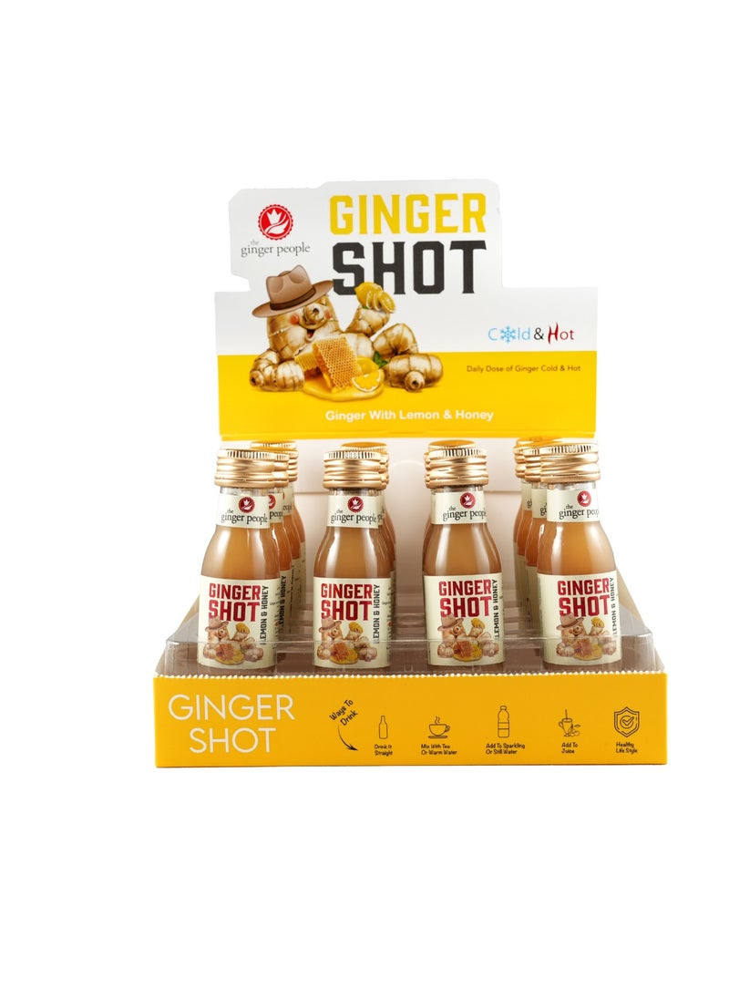 Ginger Shot With Lemon And Honey 30ml Pack Of 16