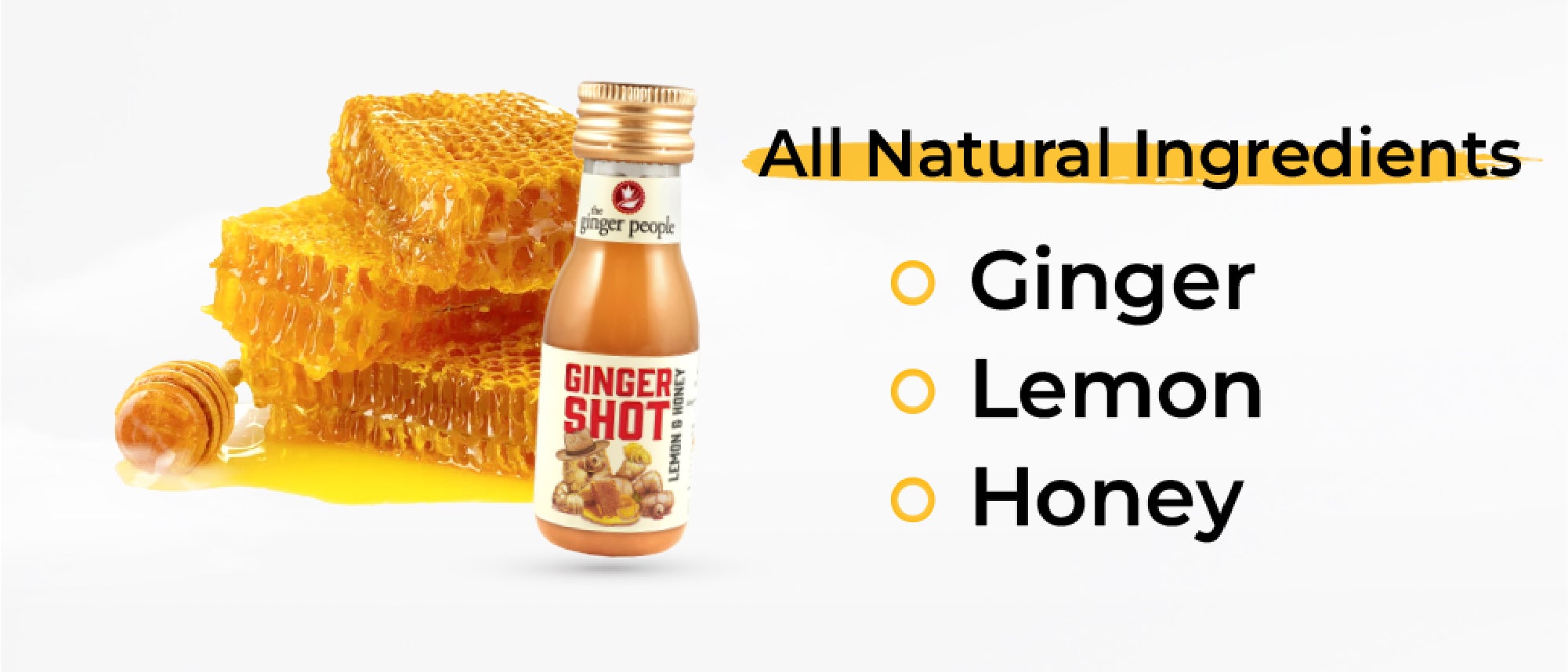 Ginger Shot With Lemon And Honey 30ml Pack Of 16