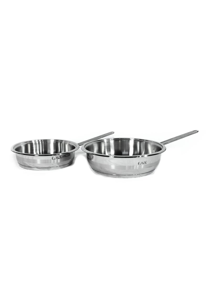 OMS 20 Cm Stainless steel Frypan -Made in Turkey