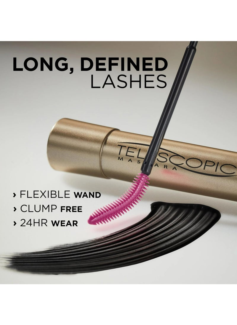 L'Oreal Telescopic Mascara, Black Brown [915], 0.27 oz
