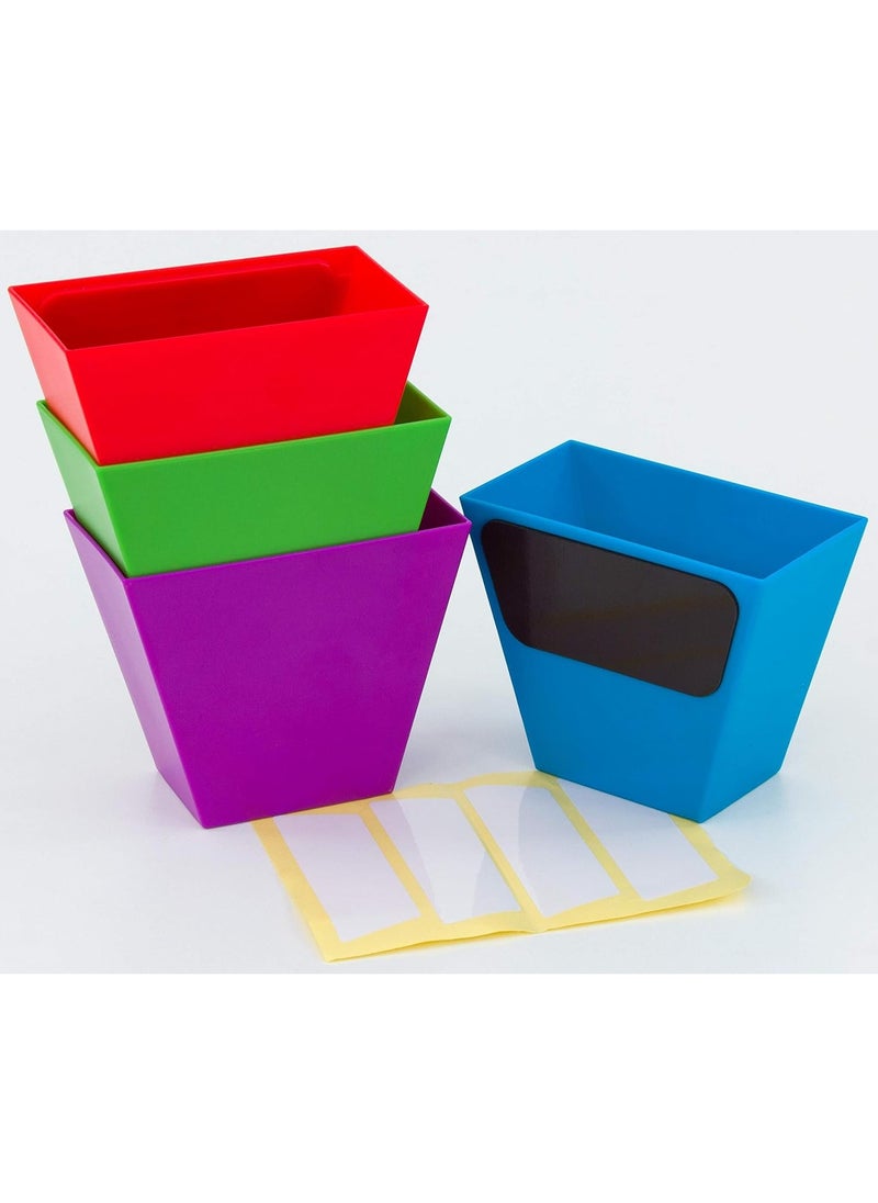 Magnetic Create-a-Space Storage Bins (Set of 4)