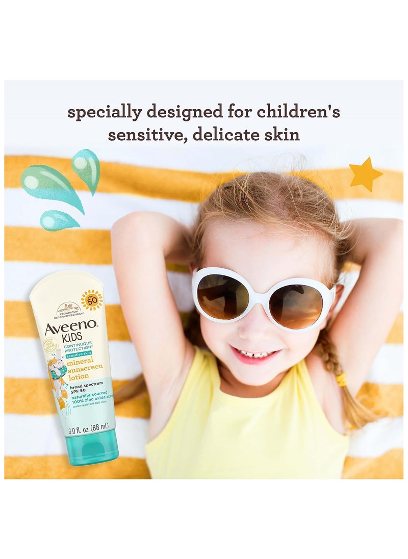 Mineral Sunscreen Lotion, Broad Spectrum SPF 50, (88 ml)