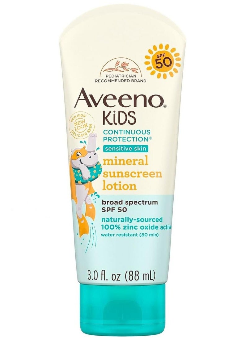Mineral Sunscreen Lotion, Broad Spectrum SPF 50, (88 ml)