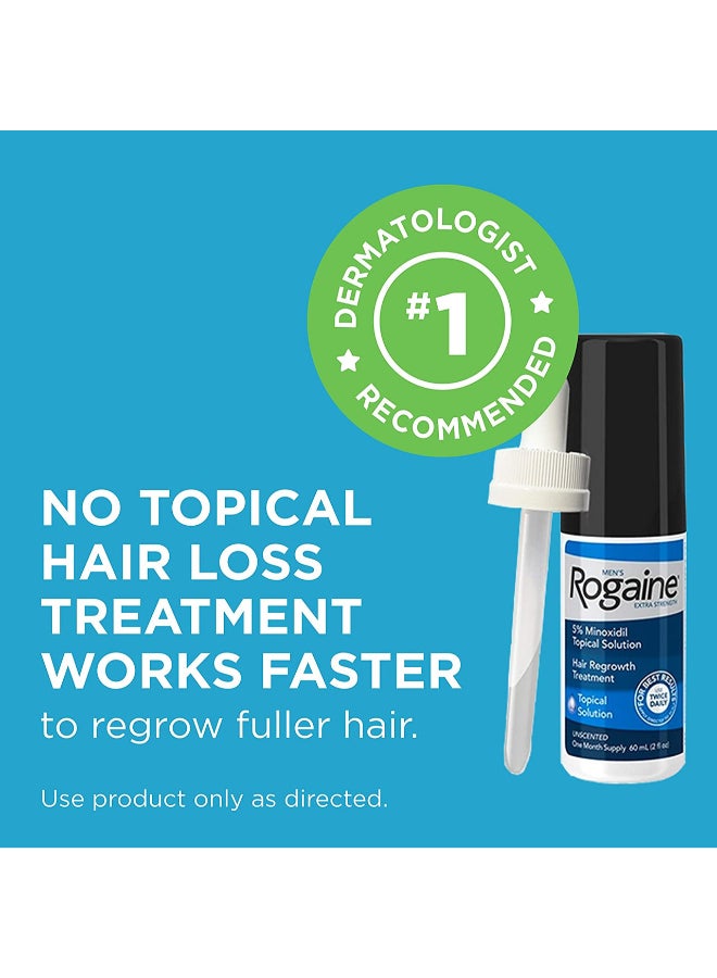 Men'S Extra Strength Hair Regrowth Treatment, Unscented 60 Ml Packaging May Vary