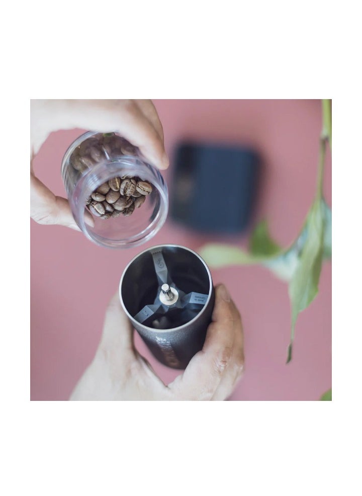 C40 MK4 | Manual Coffee Grinder I Nitro Burrs I Portable and Compact I Black