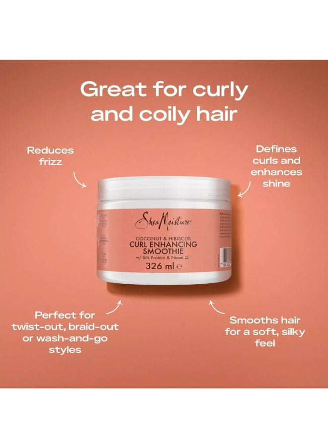 Coconut & Hibiscus Curl Enhancing Smoothie Silk Protein and Neem Oil 326ml