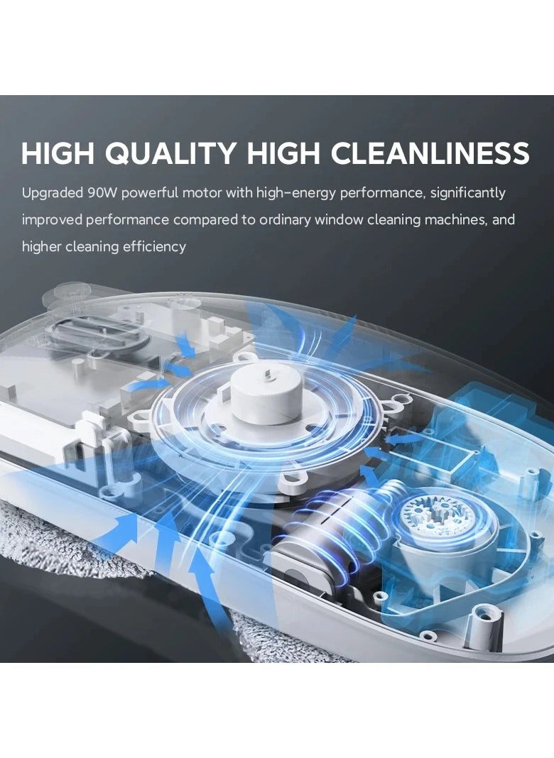 Lydsto round window cleaning robot European standard WL04