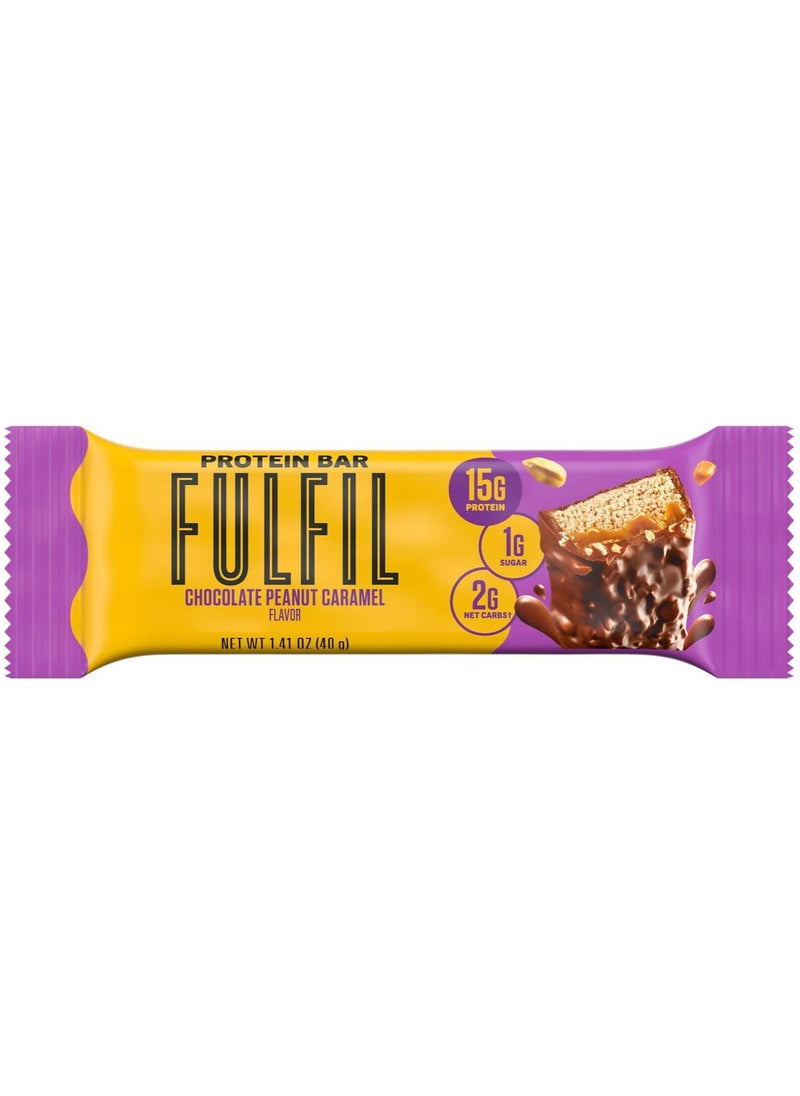 Protein Bar, Chocolate Peanut Caramel, 12 Bars each 1.41 oz (40g)