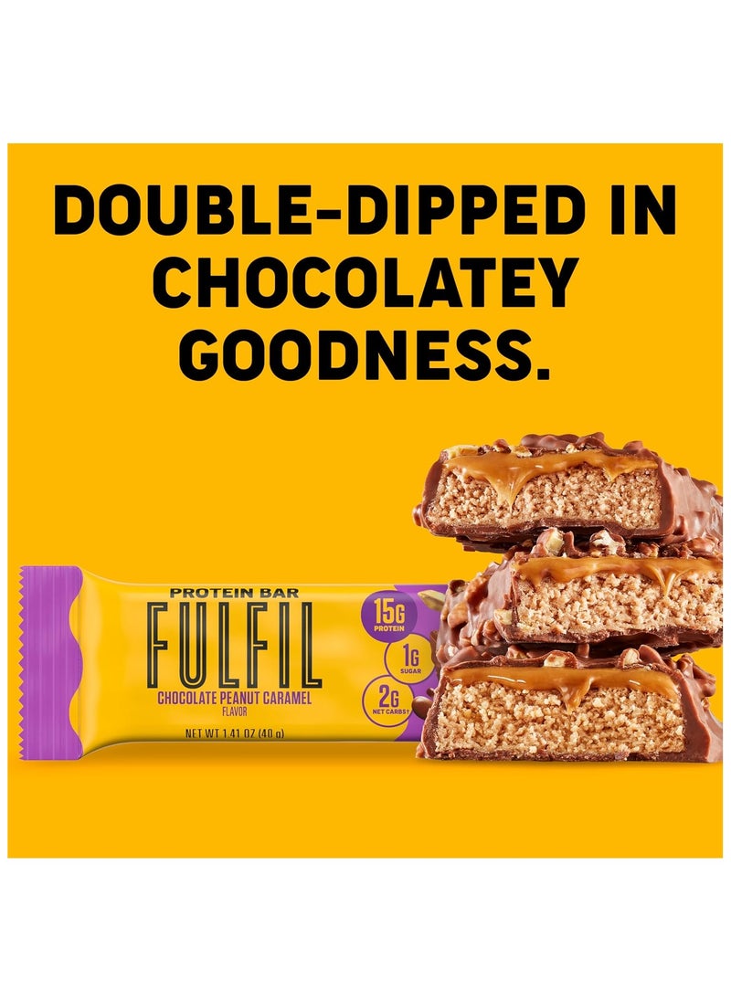 Protein Bar, Chocolate Peanut Caramel, 12 Bars each 1.41 oz (40g)