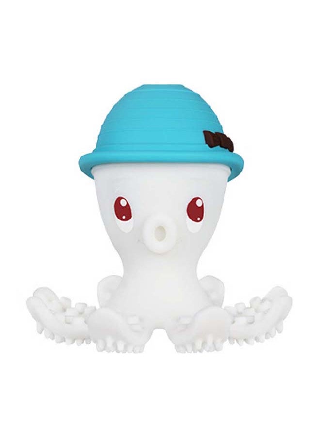 Octopus Teether Toy | Multi-Textured Silicone Teething Aid | Freezer-Friendly | Whistle Sound | Safe for 3-6 Months | Product Dimensions: 9.2 x 9.2 x 9.2 cm
