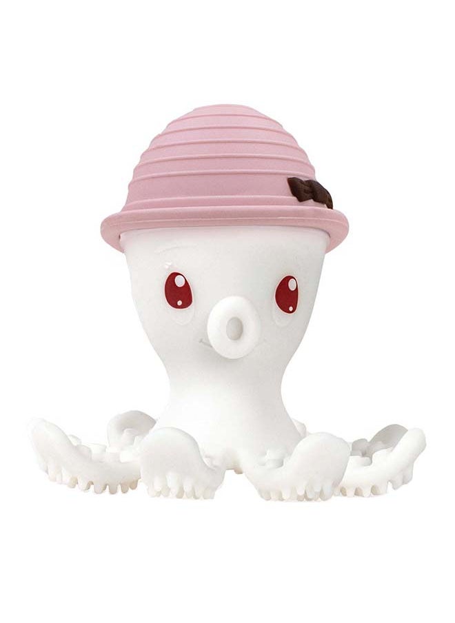 Octopus Teether Toy | Multi-Textured Silicone Teething Aid | Freezer-Friendly | Whistle Sound | Safe for 3-6 Months | Product Dimensions: 9.2 x 9.2 x 9.2 cm