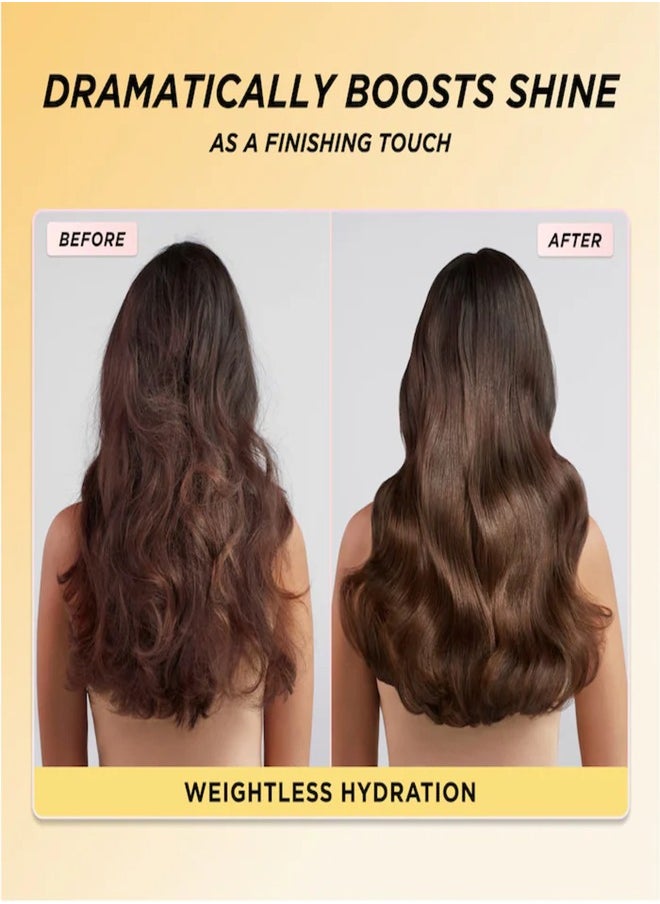 Gisou Honey Infused Hair Oil 50ml - Nourishing, Frizz Control & Shine