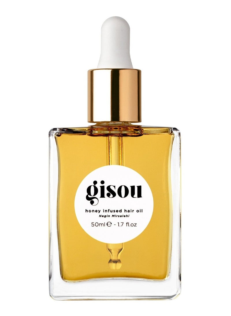 Gisou Honey Infused Hair Oil 50ml - Nourishing, Frizz Control & Shine