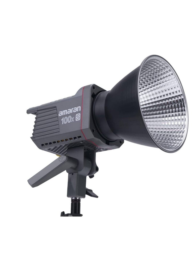 Amaran 100x S Bi-Color 100W LED Video Light – 2700–6500K COB Studio Light for Vlogging & Video Production with Bowens Mount & App Control