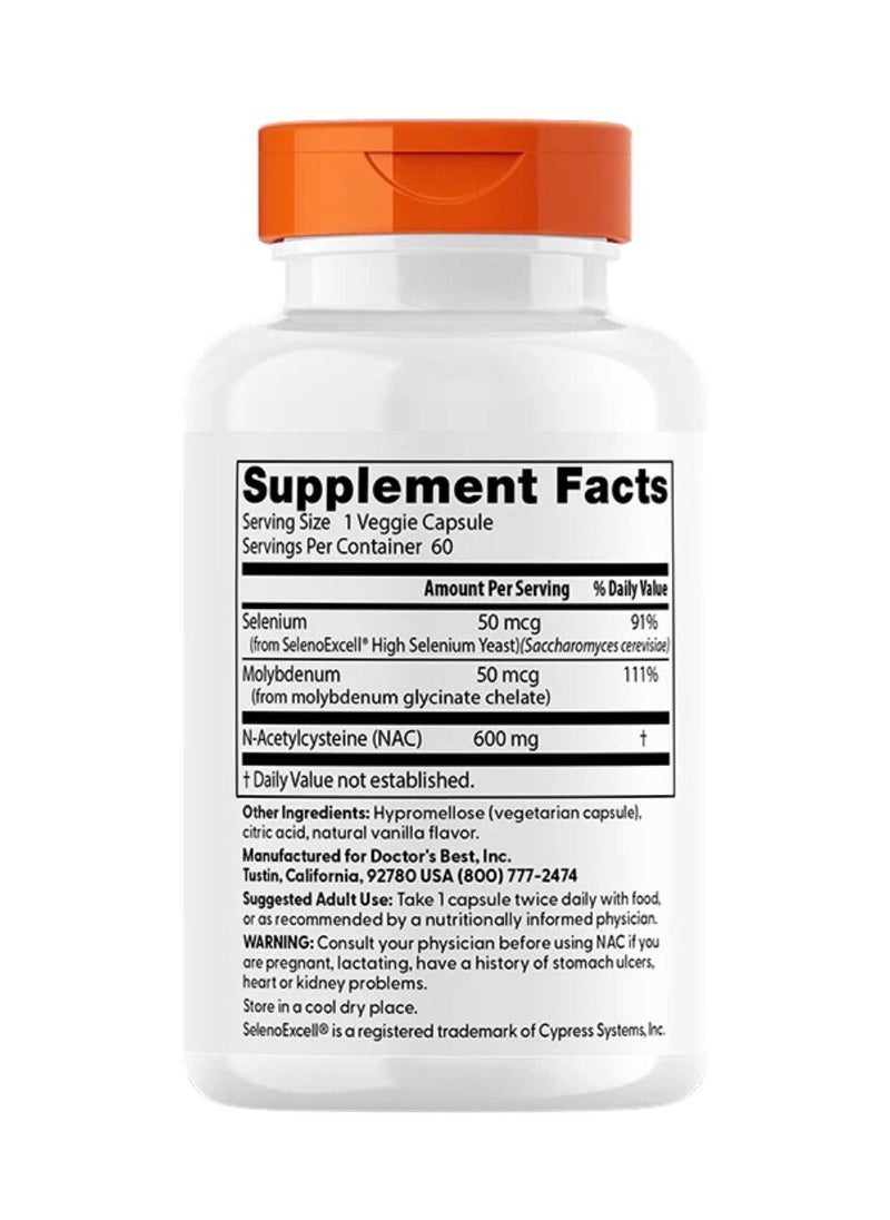 NAC Detox Regulators60VC