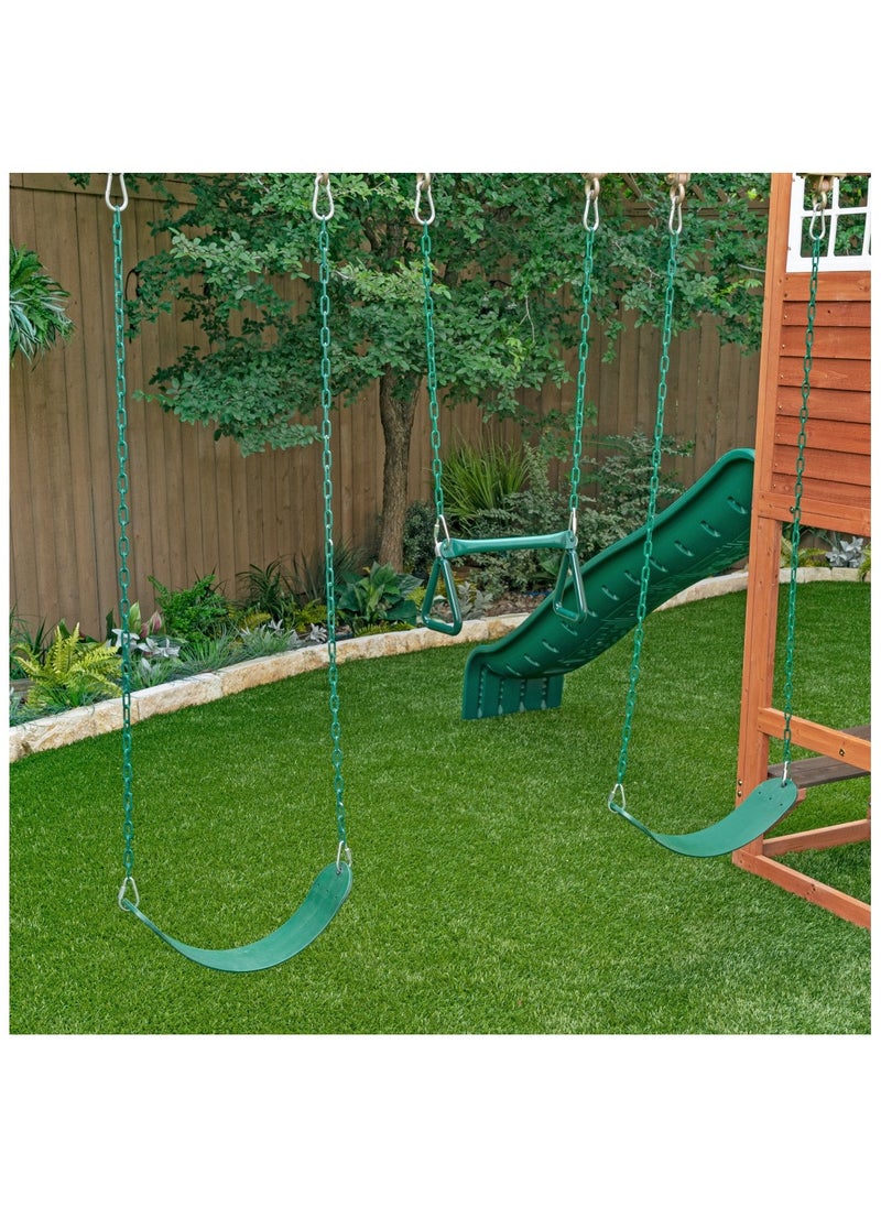 Kidkraft Boulder Bluff 2-in-1 Wooden Swing Set