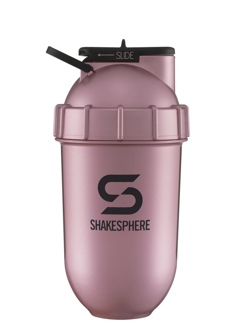 ShakeSphere Tumbler View - 700ml Rose Gold Black
