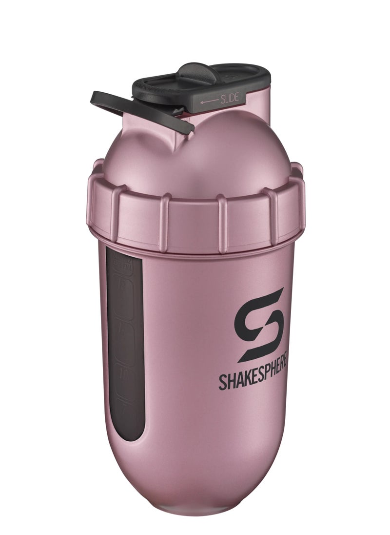 ShakeSphere Tumbler View - 700ml Rose Gold Black
