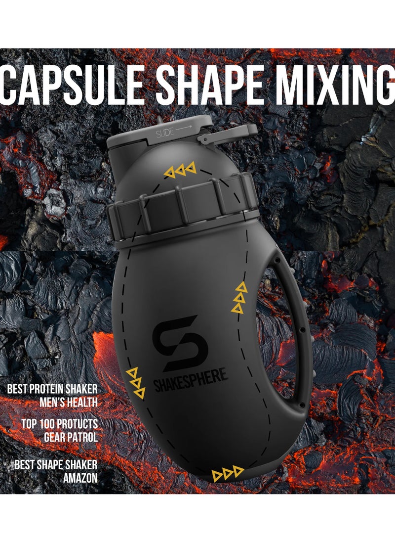 ShakeSphere Mixer Jug - 1.3L Matte Black Silicon Touch