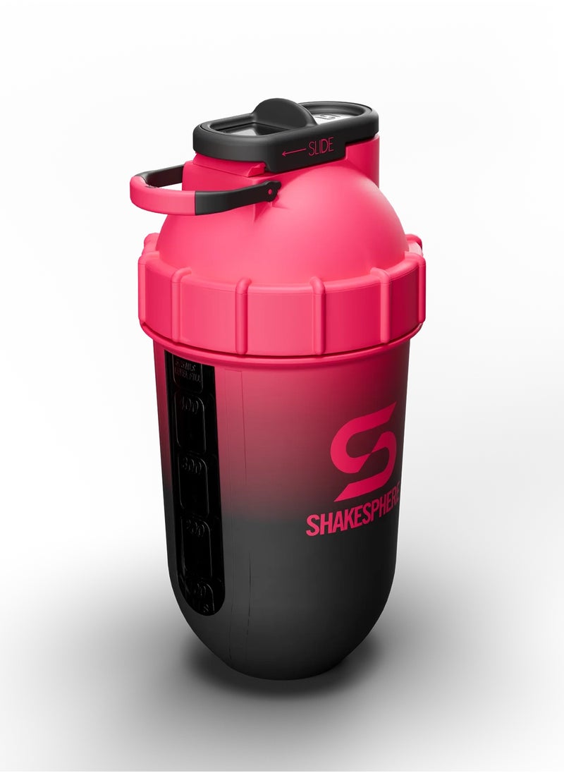 ShakeSphere Tumbler Cooler Shaker - 700ml Ombre Pink