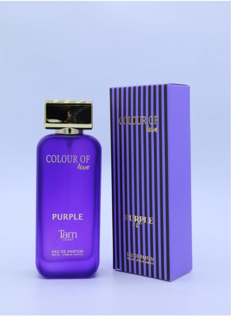 COLOUR OF LOVE PURPLE EAU DE PARFUM 100ML