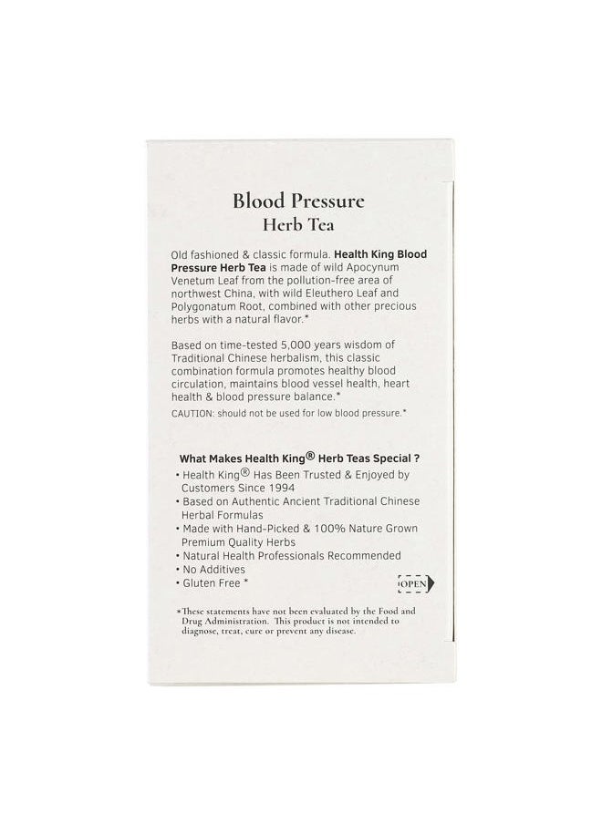 Blood Pressure Herb Tea, Teabags, 20 Count Box
