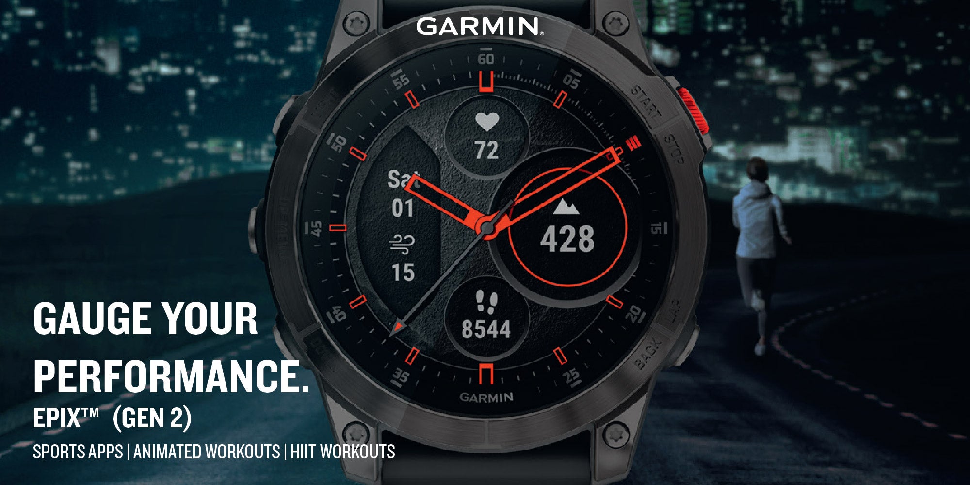 Epix Gen 2 - 47MM - Up To 16 Days  Battery Life  - 1.3