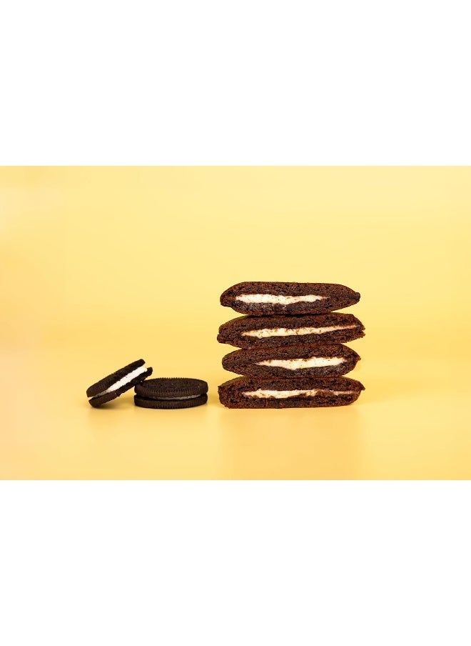 Go Fitness 12 Protein Pancakes - High Protein Snack, Freshly Baked & Extremely Delicious - Protein Bar Alternative with 10 g Protein Per Pancake (Cookies N Cream)