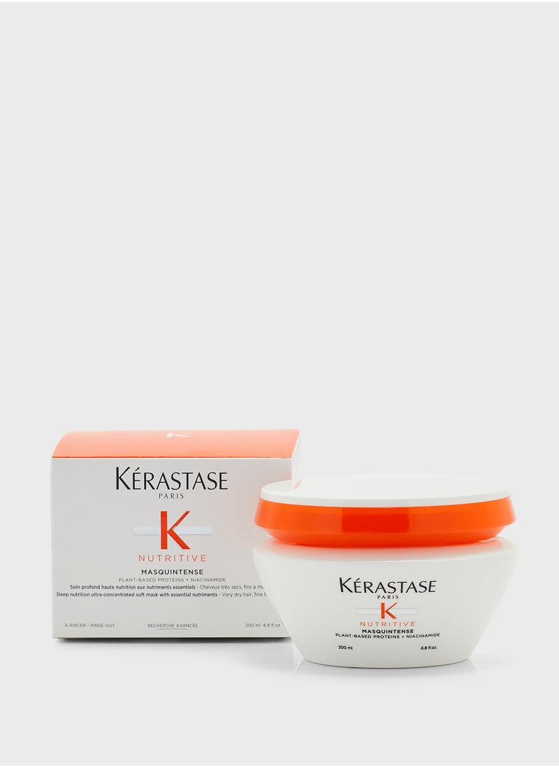 Nutritive Masquintense Hair Mask for Fine & Thin Dry Hair 200ml