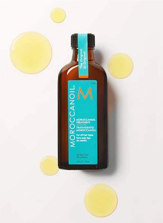 Treatment Oil for All Hair Types, Argan Oil Hair Serum, 100ml – Smooth, Shine & Frizz Control