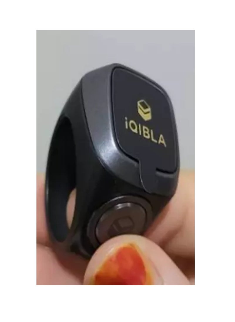 Smart Tasbih Plastic Zikr Lite Ring Black Grey 18MM