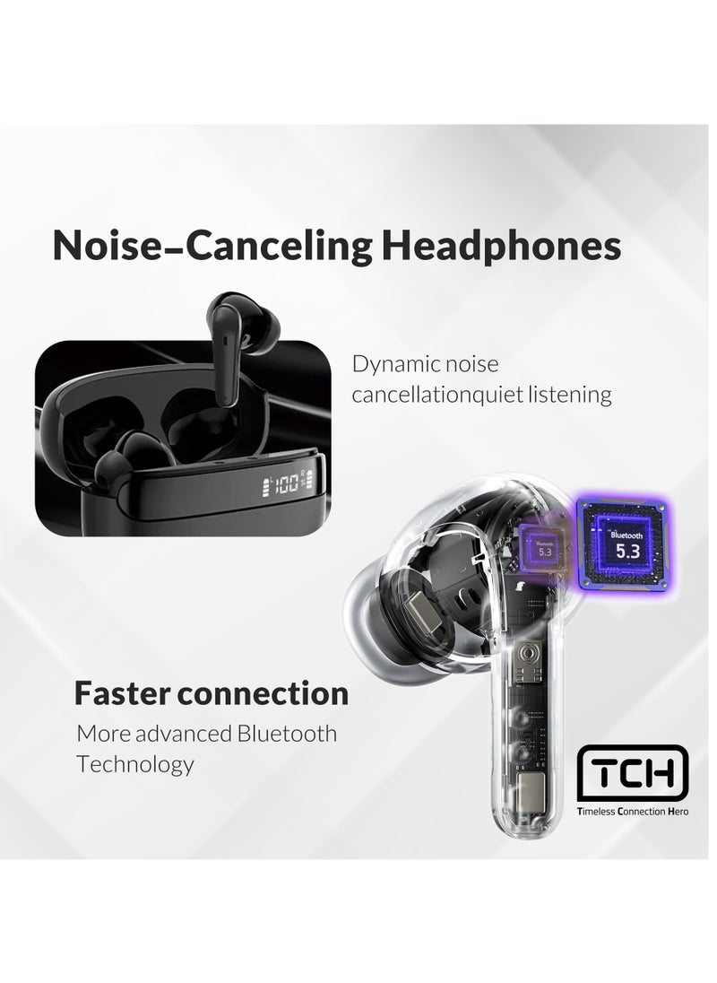 Wireless Earbuds Noise Cancellation  ENC