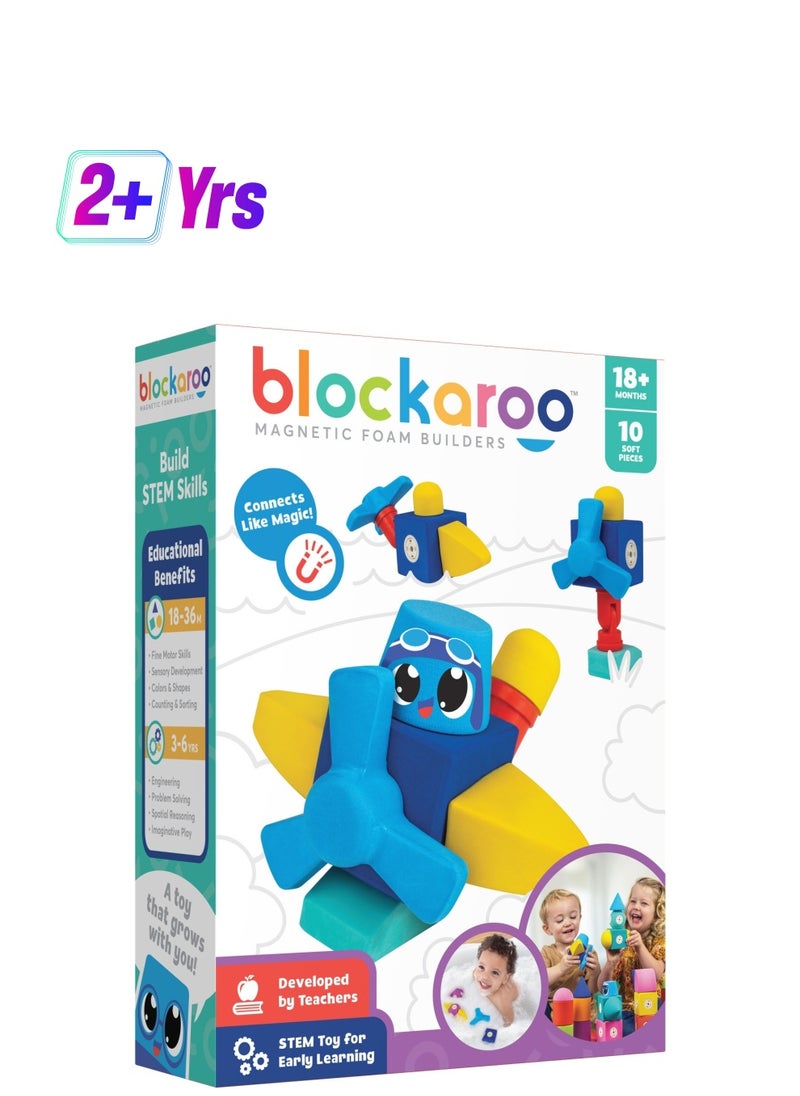 BLOCKAROO MAGNETIC FOAM BLOCKS -SMALL -PLANE