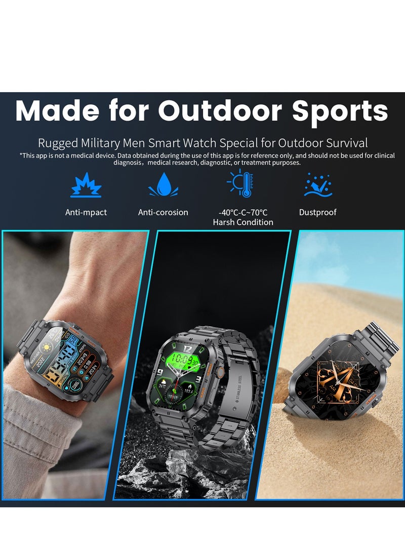 Smart Watch for Men Bluetooth Calling 1.96
